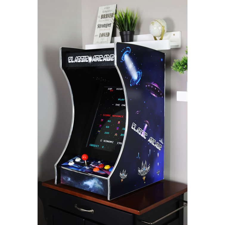 Game Classics 2 Player Plugin Tabletop Arcade Machine with 60 Games